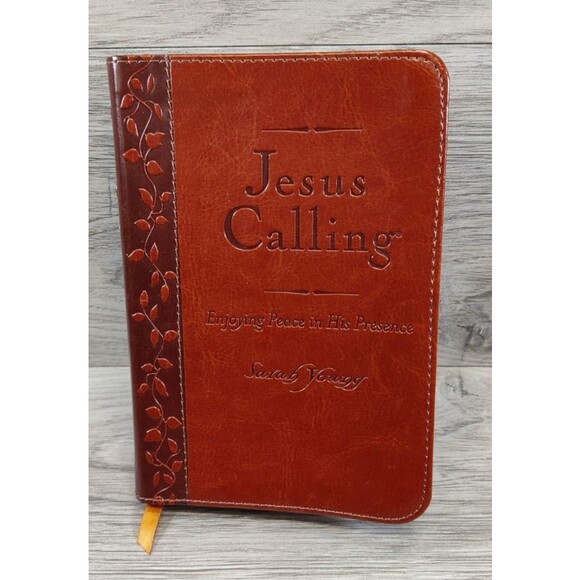 Jesus Calling : Enjoying Peace in His Presence Imitation Leather 2004-Christian - Picture 1 of 10